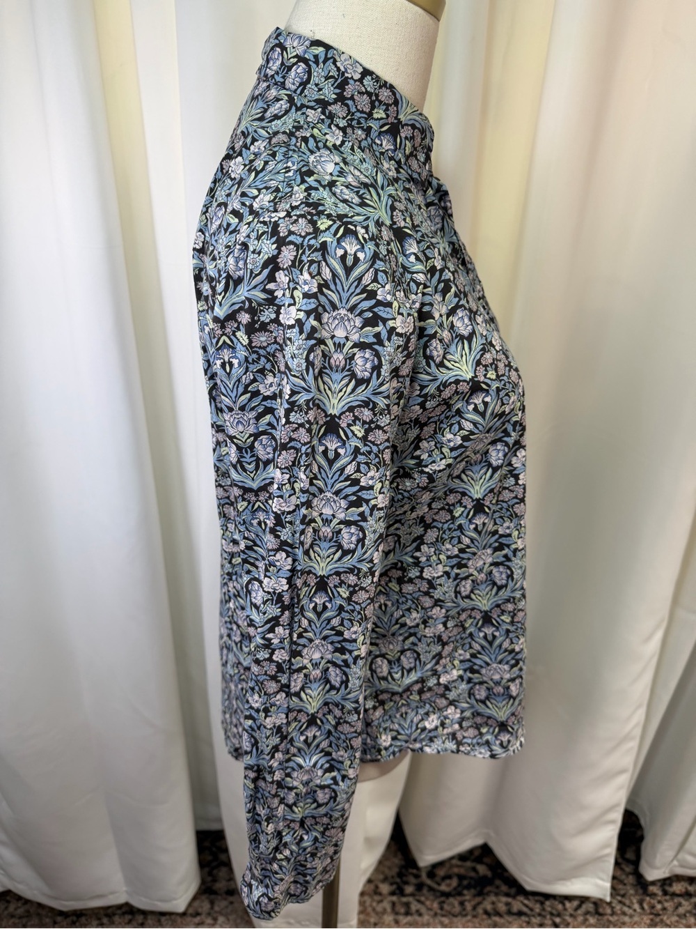 J. Crew x Liberty London Button-Up ‘Perfect Shirt’ in “Junes Meadow Floral” Sz 8 - Picture 14 of 16